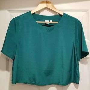 BP Emerald Green Crop Top Size XS
